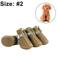 thumbnail image 2 of Botines para perros, impermeables, para senderismo, para perros pequeños, para cachorros, para pavimento caliente, nieve en invierno, 2 of 5