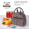 thumbnail image 3 of Honeii Rose Mix Leopard for Insulated Lunch Box, Lunch Bag Lunch Cag for Both Genders with An Adjustable Shoulder Strap, 3 of 5