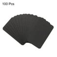 thumbnail image 3 of Unique Bargains 3.5' x 2' Blank Paper Business Cards Small Index Flash Cards Message Note Card, Black 100 Pack, 3 of 5
