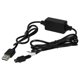 thumbnail image 1 of USB-Ladekabel kompatibel mit Sony DCR- HC18, HC18E, HC19, HC19E, HC16E, HC17, HC17E, HC21, HC20, HC20E Kamera, Videokamera, Camcorder Schwarz, 1 of 4