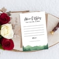 thumbnail image 4 of Koyal Wholesale Woodland Forest Theme Wedding Advice & Well Wishes Guest Book Cards for Bride and Groom, 56 Pack, 4 of 5