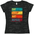 thumbnail image 3 of Inktastic Art Teacher Collector Artist Gift Women's T-Shirt, 3 of 5