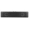 thumbnail image 1 of Barra de sonido para ordenador con cable A4, altavoz estéreo con efecto de luz RGB, altavoz de Audio para el hogar, 1 of 9