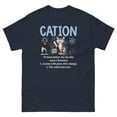 thumbnail image 2 of Cation Definition Chemistry Science Teacher Student Chemist classic tee (Navy), 2 of 3