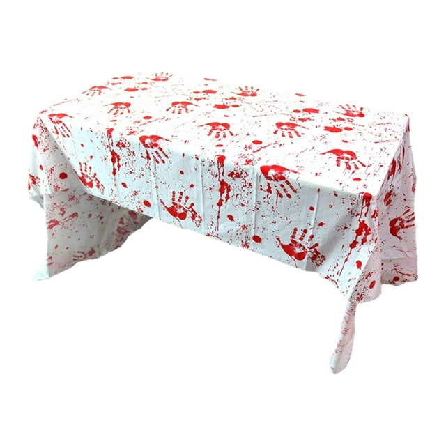Mantel de Halloween de aluminio, mantel rectangular para fiestas, mantel de 54 x 72 pulgadas para mesa de cocina, suministros de Halloween