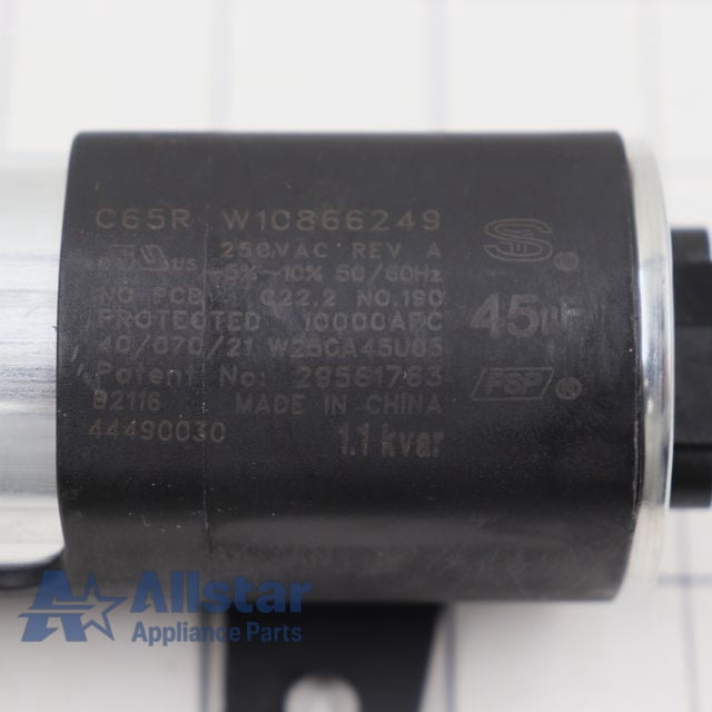 Whirlpool Washing Machine Capacitor W11158830