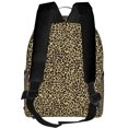 thumbnail image 3 of Zufioo Leopard Print Print Fashion Large Capacity Backpack, Zippered Multi-compartment Travel Work Campus Lightweight Backpack, Unisex, 3 of 5