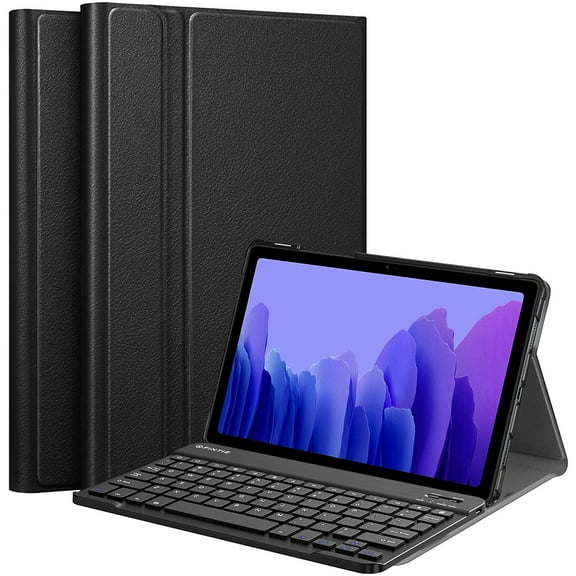 Timoom Keyboard Case for Samsung Galaxy Tab A7 10.4 inch 2022/2020 Model (SM-T500/T503/T505/T507), Slim Lightweight Stand Cover w/Magnetically Detachable Wireless Bluetooth Keyboard, Black