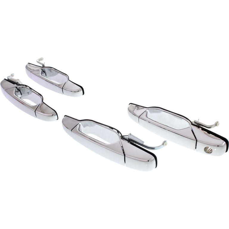 Set Of 4 Chrome Door Handles For 2007-2013 Chevy Silverado 1500 - Front & Rear