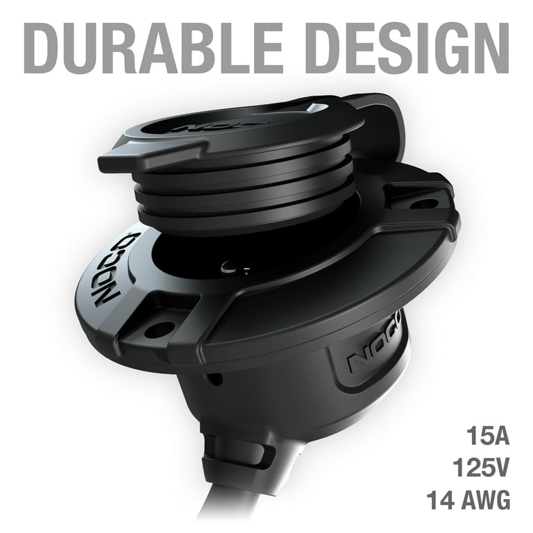 NOCO GCP1 13 Amp 125V AC Port Plug with Integrated 16-inch Outdoor