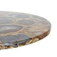 thumbnail image 3 of Kate and Laurel Tira Elegant Round Side Table, 14 x 24, Black Agate and Gold, Modern Glam Circular End Table with One-of-a-Kind Natural Stone Tabletop, 3 of 8