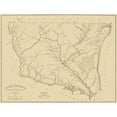 thumbnail image 2 of Mills 24x19 Gold Ornate Wood Framed with Double Matting Museum Art Print Titled - Horry South Carolina Landowner - Mills 1825, 2 of 4