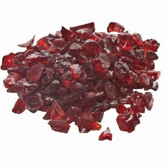 Dagan GLL-RED 0.5-0.75 in. Fire Glass, Red