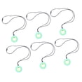 thumbnail image 4 of 10 collares sensoriales para masticar, de silicona suave y segura, con colgante para masticar para niños, color azul claro, 4 of 14