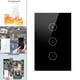 thumbnail image 5 of Interruptor de atenuación de inteligent Interruptor de luz inteligente WiFi de 2.4G, Sistema de hogar inteligente Interruptor de atenuación de Negro, 5 of 8