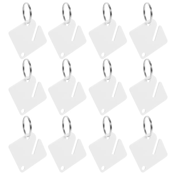 60 juegos de etiquetas identificadoras para llaves, etiquetas para llaveros, etiquetas para llaves, etiquetas para llaves con etiquetas, etiquetas para identificar llaveros
