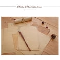 thumbnail image 4 of 12 Pcs Vintage Kraft Paper Writing Paper European Style Paper for Letter Writing Letter Paper Stationery 13, 4 of 5