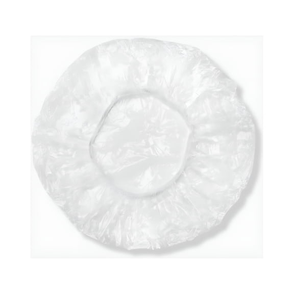 RAGUPEL 40 pc Small Disposable Shower Cap,Clear Shower Caps,Shower Caps for Smaller Heads,Shower Caps for Children,Shower Cap for Hairdressers,Hairdresser Tools(15.7inches)