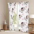 thumbnail image 3 of Homewish Opossum Black Out Curtains,Cute Flower Florl Curtains Pack of 2 (42x63 Each),Pink White Gray Bedroom Curtains For Boys Teens，Luxury Bedroom Decor, 3 of 6