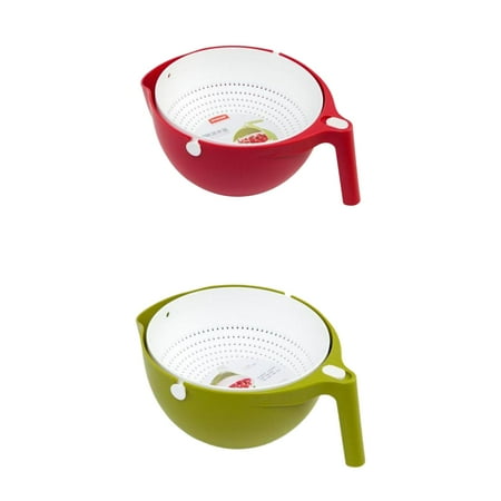 

2 Rotating Drain Strainers for Kitchen Utensils Sieves And Carrots.