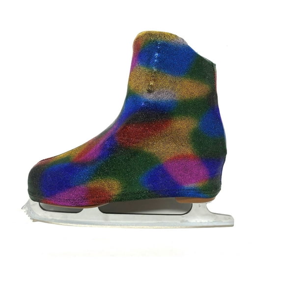 Metallic Figure Skating Boot Covers by Kami-So - Rainbow