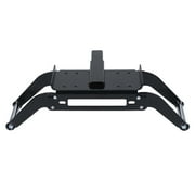CNMODLE Durable Foldable Winch Mounting Plate Anti- Steel Mounting Plate For 2 Inch Hitch Receiver 4WD Off Road SUV