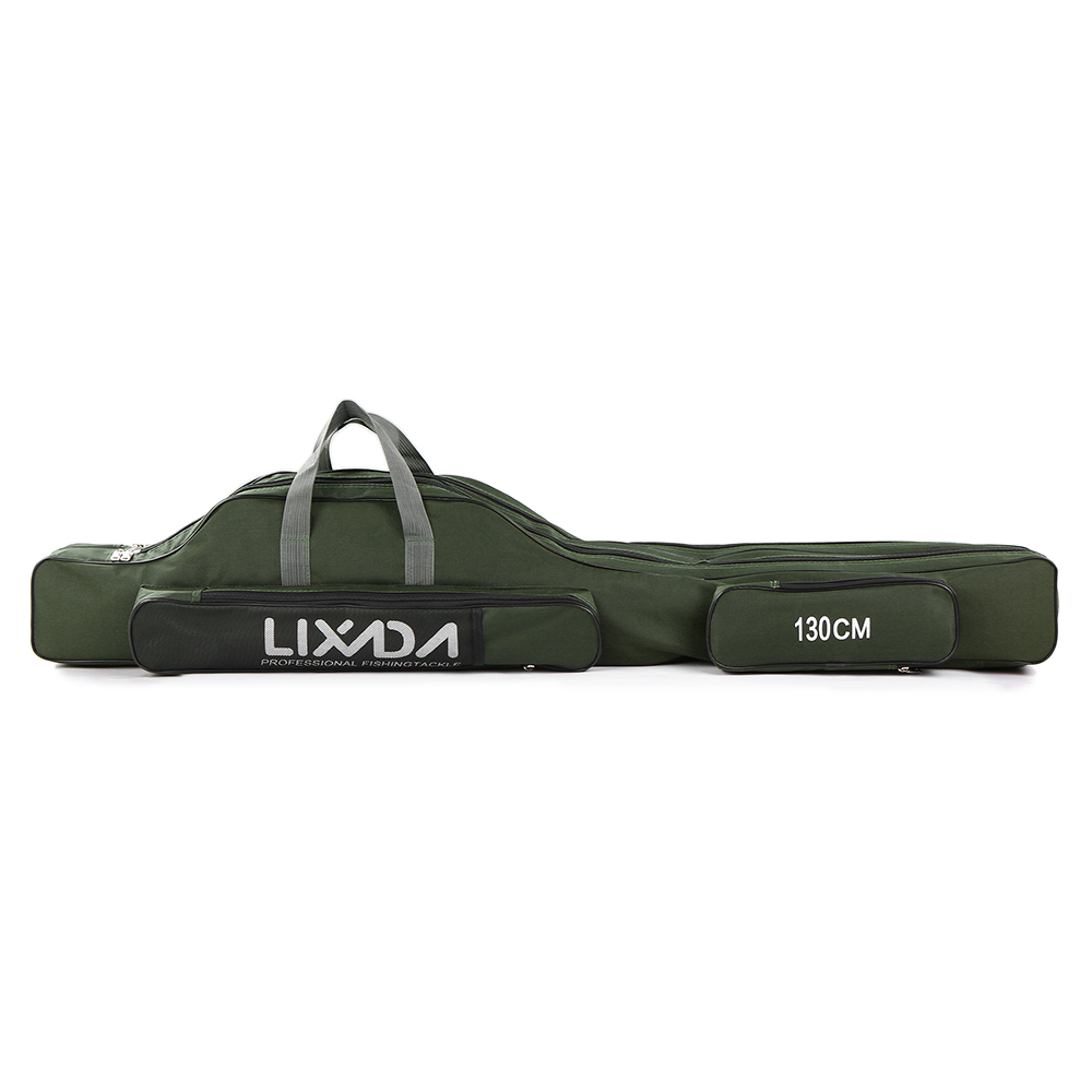 Details about  / Lixada 130cm Fishing Bags Portable Folding Rod Reel Tackle Pack Trip Storage USA