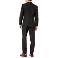 thumbnail image 2 of Adam Baker Men's A/B-20250 Slim Fit Double Breasted Wool Suit, Black, 40L, 2 of 4
