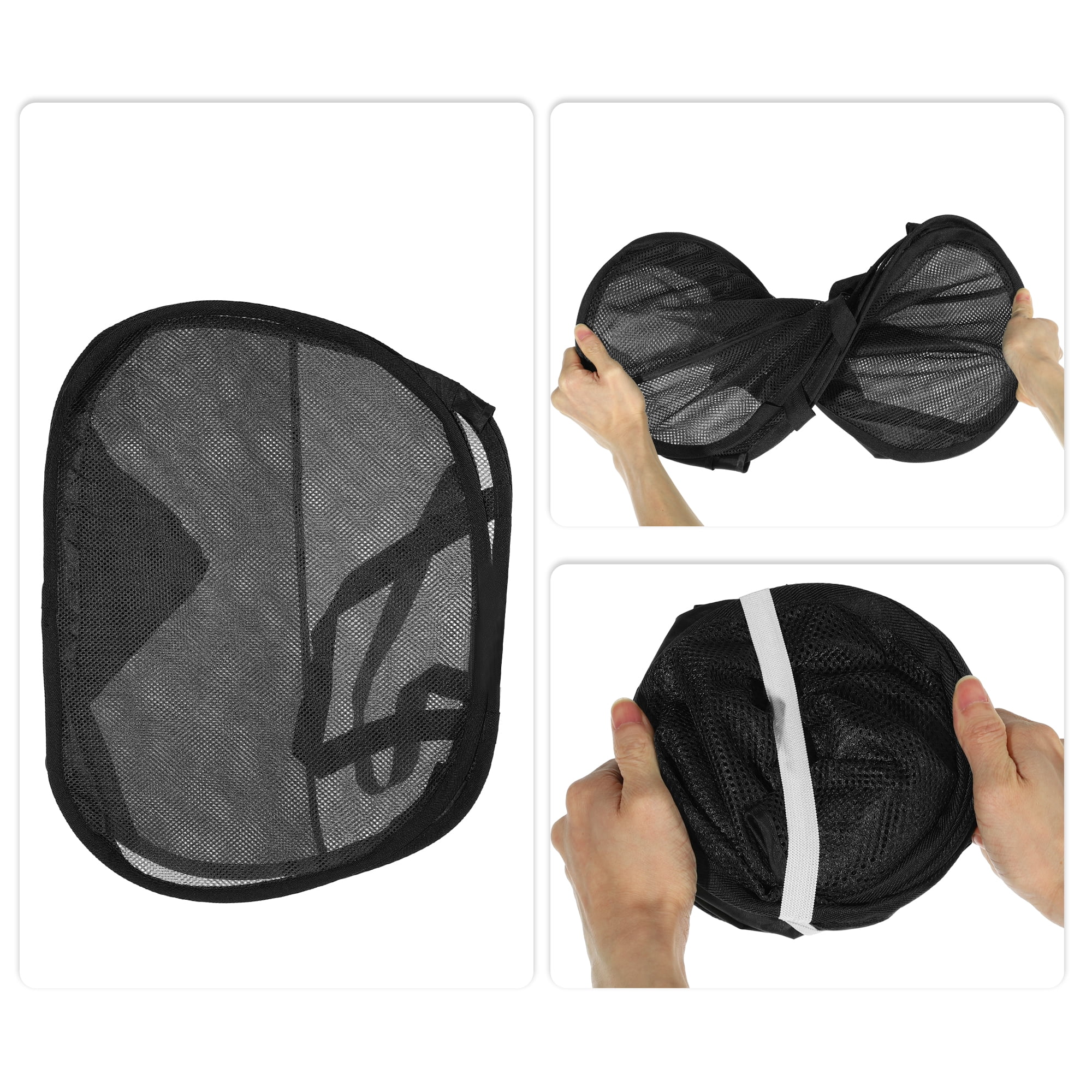 Unique Bargains Hamper Basket for Bathroom 1 Pc Black