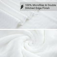 thumbnail image 3 of Smuge 2 Pack Large Bath Towel Set 35 x 70 Inches, Microfiber Ultra Soft Plush, Highly Absorbent Quick Dry Luxurious Oversized Bath Sheets Towels (White）, 3 of 6