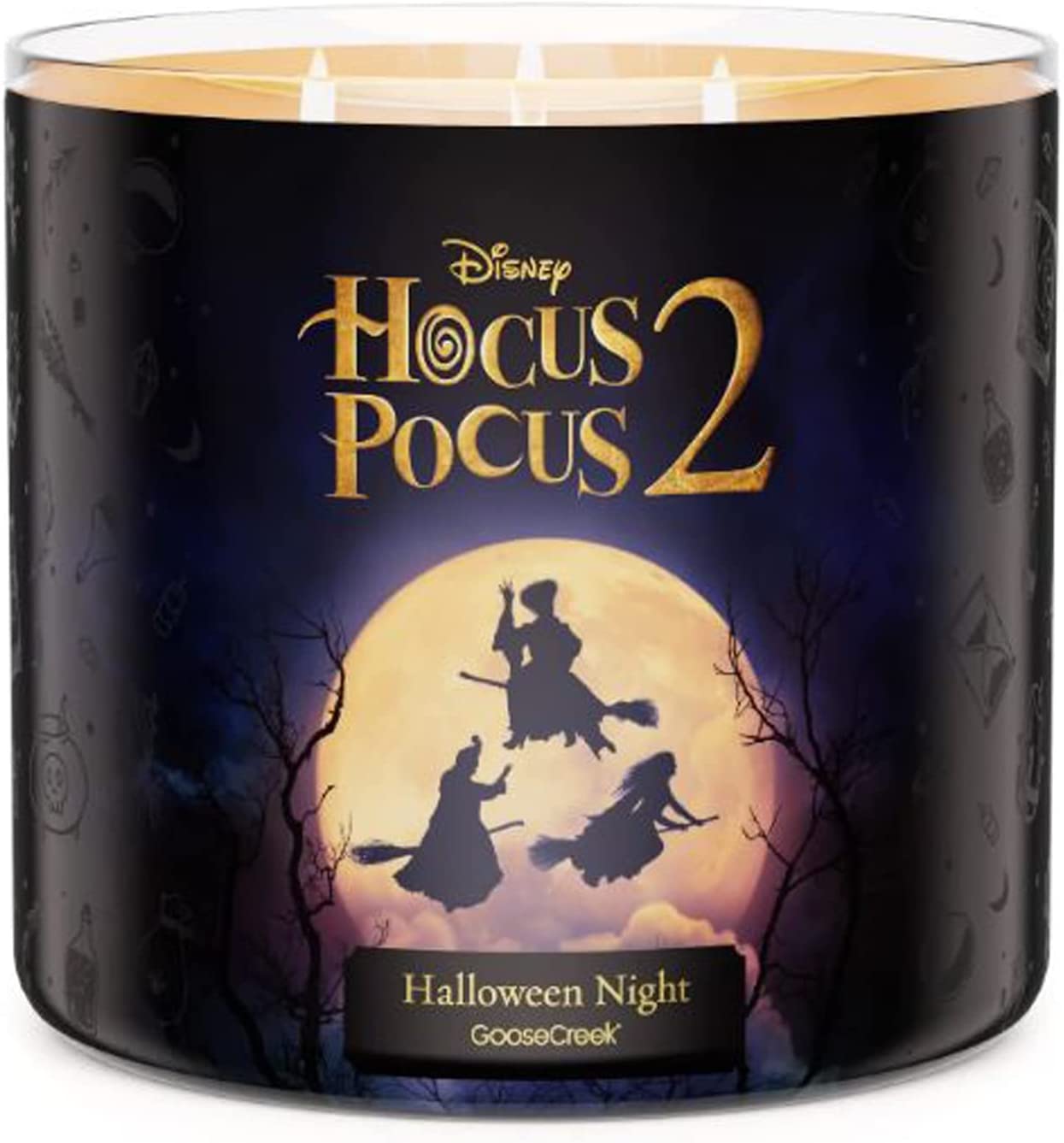 Goose Creek Hocus Pocus 2 Halloween Candle 14.5 Oz! Candle Scent Marshmallows, Candy Corn