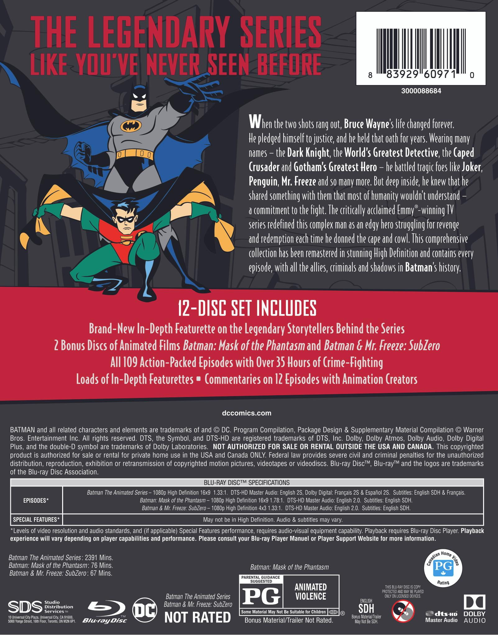 Warner Bros Batman: The Complete Animated Series (Blu-Ray)