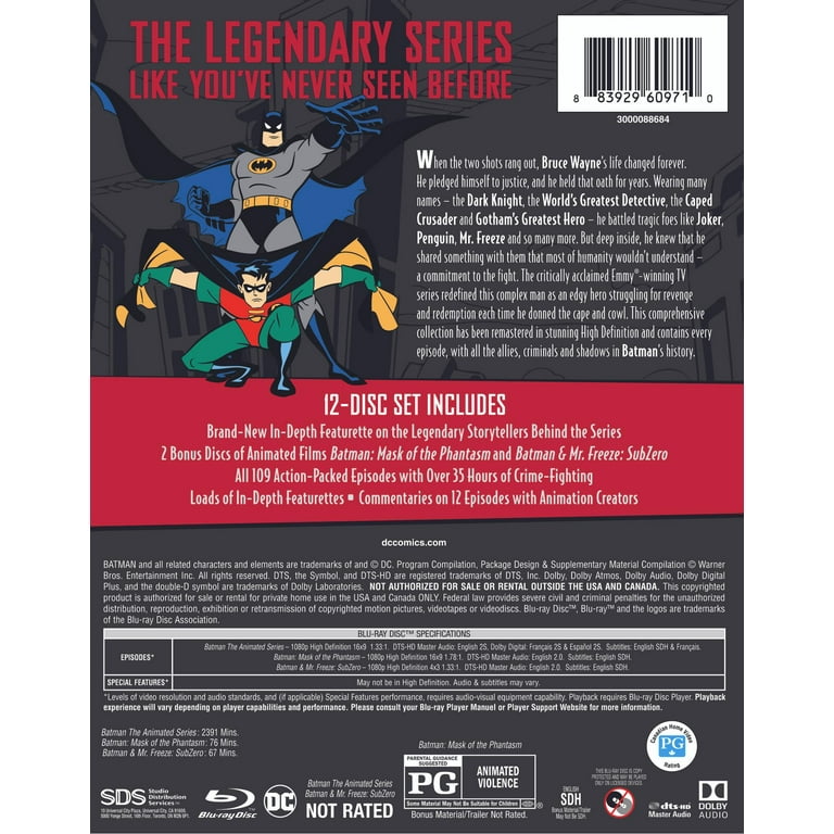 Warner Bros Batman: The Complete Animated Series Gotham's