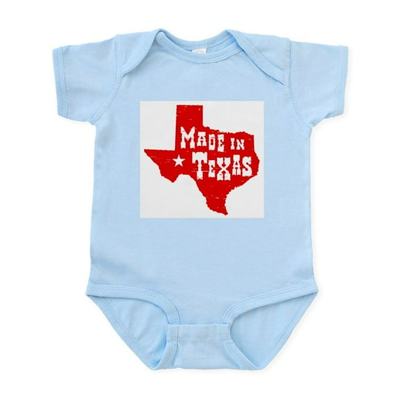 CafePress - Made In Texas Infant Bodysuit - Baby Light Bodysuit, Size Newborn - 24 Months