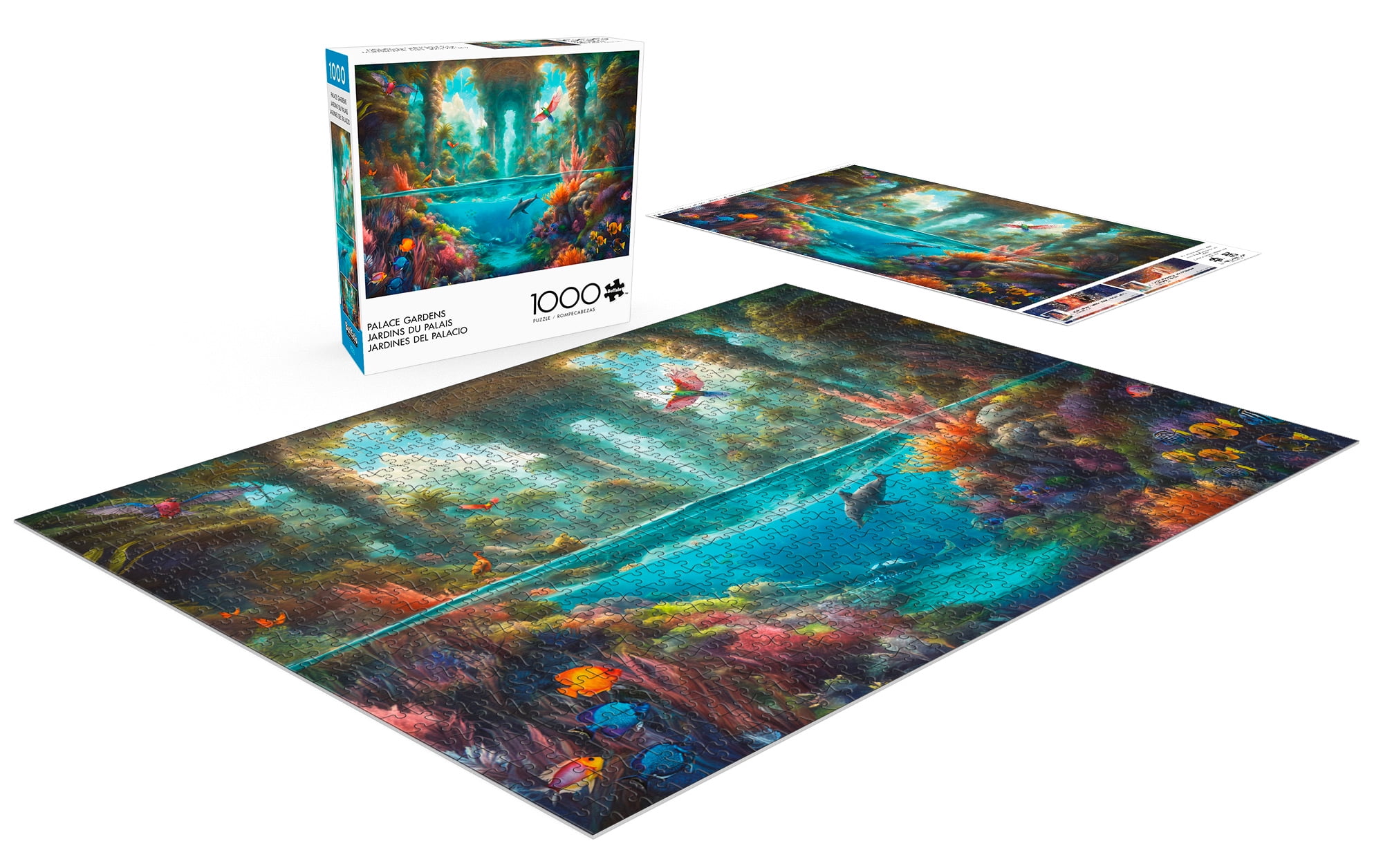 Buffalo Games Palace Gardens 1000-Piece Interlocking Jigsaw Puzzle