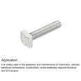 thumbnail image 5 of Square Head Bolt, 5 Pack M8x35mm 304 Stainless Steel Grade C Square Screws, 5 of 5