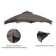thumbnail image 4 of Yescom 2-Tier Replacement Canopy Top with Sidewall UV Protection Outdoor Camping Home, 4 of 10