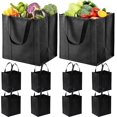 thumbnail image 1 of Sacs d'Épicerie Réutilisables Grands 50LBS Pliables Sacs de Courses en Nylon Lavables en Machine, 1 of 7