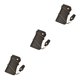 thumbnail image 4 of Qarigey Cartera de cuero para hombre que bloquea carteras de cadena larga con ranura para cremallera soporte para tarjetas de identificación Type1 NO1, 4 of 6