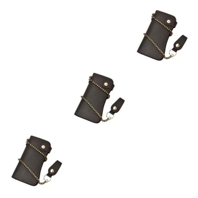 Cartera de cuero Minnieouse para hombre con cremallera y ranura para tarjetas Type1 NO1