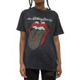thumbnail image 3 of The Rolling Stones  Adult Leopard Tongue Acid Wash T-Shirt, 3 of 6