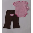 thumbnail image 2 of Bon Bebe Newborn Girls 3pc Set Size 3-6 Mos, 2 of 2