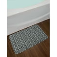 thumbnail image 2 of Abstract Bath Mat, Angled Geometric Shapes with Camouflage Pattern Pixel Art Inspirations, Non-Slip Plush Mat Bathroom Kitchen Laundry Room Decor, 29.5 X 17.5 Inches, Grey Black Pale Grey, Ambesonne, 2 of 2