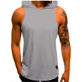 thumbnail image 2 of Sweat à Capuche Cool pour Homme Sans Manches Muscle Bodybuilding T-shirt M-2XL, 2 of 5