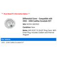 thumbnail image 2 of Differential Cover - Compatible with 2002 - 2008 Cadillac Escalade EXT 2003 2004 2005 2006 2007, 2 of 2