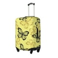 thumbnail image 2 of Xecao Golden Glitter Butterflies print Elastic Luggage Cover, with double-sided print , is perfect for travel, business, and daily use, 2 of 9
