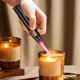 thumbnail image 4 of Encendedor de metal recargable a prueba de viento a prueba de llama ajustable | Butano Recargable | Antorcha de alta temperatura a 1300 °C | Encendedor de velas portátil para chimenea de barbacoa al, 4 of 7