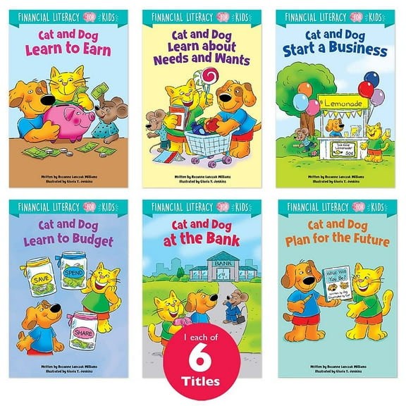 CTP10272 - Financial Literacy for Kids 6-Book Pack by Creative Teaching Press