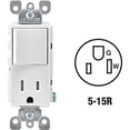 thumbnail image 3 of Enchufe Leviton Decora, 15 A, 125 V, color blanco, 3 of 3