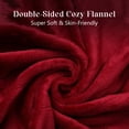 thumbnail image 6 of Heated Blanket Queen Size, Electric Blanket Dual Control Soft Velvet, 10 Heat Settings, 12 Hours Auto Off, Overheat Protection, Red, 6 of 8
